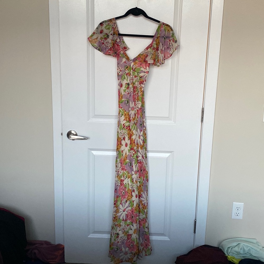 Floral ASOS maxi dress